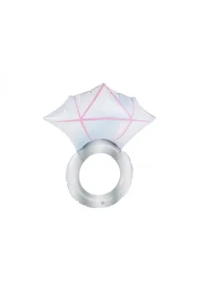 Smiffys Bague En Diamant Gonflable Argent 50 Cm