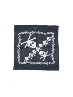 Smiffys Bandana Pirate Noir -Halloween Soldes Boutique bandana pirate noir 1