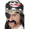Smiffys Bandana Pirate Noir -Halloween Soldes Boutique bandana pirate noir