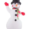 ESPA - Funny Fashion Bonhomme De Neige Gonflable Avec 3 Led - -Halloween Soldes Boutique bonhomme de neige gonflable avec 3 led