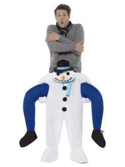 Smiffys Costume Piggyback De Bonhomme De Neige (combinaison)