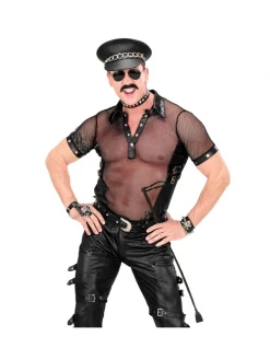 WIDMANN Cravache Noire Aspect Cuir - 60 Cm -Halloween Soldes Boutique cravache noire aspect cuir 60 cm 2