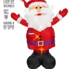 WIDMANN Décoration Père Noël Gonflable, Lumineux Avec Ventilateur - 3m - -Halloween Soldes Boutique decoration pere noel gonflable lumineux avec ventilateur 3m