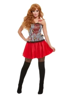 Smiffys Déguisement Assistante De Lanceur De Couteaux (jupe Et Corset) -Halloween Soldes Boutique deguisement assistante de lanceur de couteaux jupe et corset 2