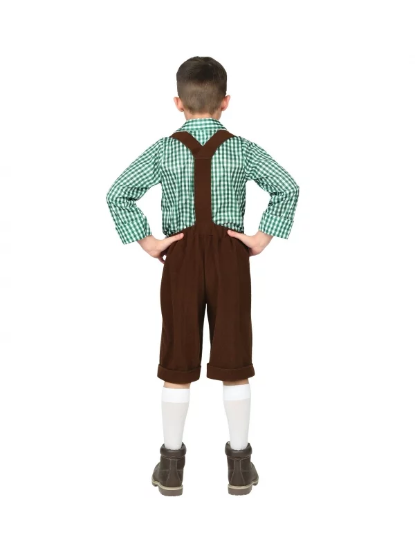 WIDMANN Déguisement Bavarois Enfant (chemise, Lederhosen) 4 WIDMANN Déguisement Bavarois Enfant (chemise, Lederhosen) - Image 2