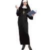 WIDMANN Déguisement Bonne Soeur Mixte (tunique, Coiffe) -Halloween Soldes Boutique deguisement bonne soeur mixte tunique coiffe