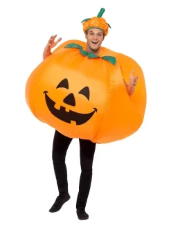 Smiffys Déguisement Citrouille Gonflable Adulte (combinaison, Chapeau)