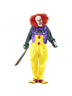 Smiffys Déguisement Clown Monstrueux Jaune, Homme (combinaison Et Masque)