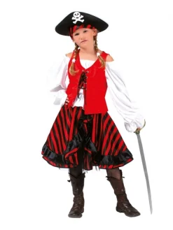 Déguisement élégant De Pirate Pour Fille Complet