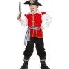 WIDMANN Déguisement Enfant Capitaine Des Pirates (haut Avec Chemise, Pantalon, Ceinture, Chapeau) -Halloween Soldes Boutique deguisement enfant capitaine des pirates haut avec chemise pantalon ceinture chapeau