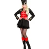 WIDMANN Déguisement Femme Dompteuse De Cirque Rouge Et Noir (veste Avec Gilet, Jupe, Sur-bottes, Chapeau, Fouet) -Halloween Soldes Boutique deguisement femme dompteuse de cirque rouge et noir veste avec gilet jupe sur bottes chapeau fouet