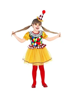 WIDMANN Déguisement Fille Clown (robe Tutu, Mini-chapeau) -Halloween Soldes Boutique deguisement fille clown robe tutu mini chapeau 2