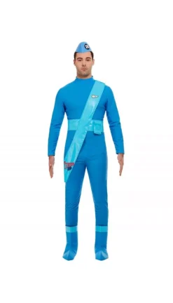 Smiffys Déguisement Luxe Scott & Virgil Thunderbirds, Bleu