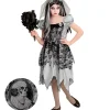 WIDMANN Déguisement Mariée Spectrale Fille (robe, Voile De Mariée) -Halloween Soldes Boutique deguisement mariee spectrale fille robe voile de mariee