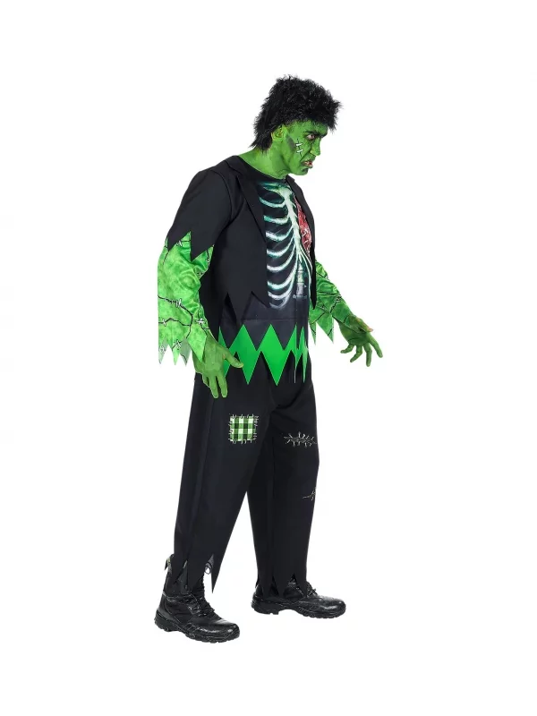 WIDMANN Déguisement Monstre De Laboratoire Homme (veste Avec Chemise, Pantalon, Perruque) 4 WIDMANN Déguisement Monstre De Laboratoire Homme (veste Avec Chemise, Pantalon, Perruque) - Image 2