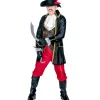 WIDMANN Déguisement Pirate Boucanier Homme (par Dessus, Veste, Gilet, Jabot, Pantalon, Sur-bottes, Chapeau Avec Plume) -Halloween Soldes Boutique deguisement pirate boucanier homme par dessus veste gilet jabot pantalon sur bottes chapeau avec plume