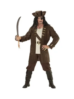 WIDMANN Déguisement Pirate Capitaine Homme (veste, Chemise, Pantalon, Ceinture, Chapeau) -Halloween Soldes Boutique deguisement pirate capitaine homme veste chemise pantalon ceinture chapeau 2