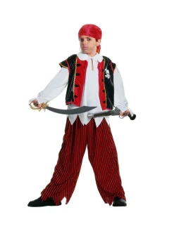 WIDMANN Déguisement Pirate De L'ile Aux Trésors (chemise, Veste, Pantalon, Bandana)