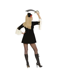 WIDMANN Déguisement Pirate Femme,(robe Avec Veste, Petit Tricorne) -Halloween Soldes Boutique deguisement pirate femmerobe avec veste petit tricorne 1