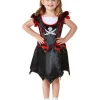 Smiffys Déguisement Pirate Fille - 1 Au 4 Ans (robe Tête De Mort & Bandana) -Halloween Soldes Boutique deguisement pirate fille 1 au 4 ans robe tete de mort bandana