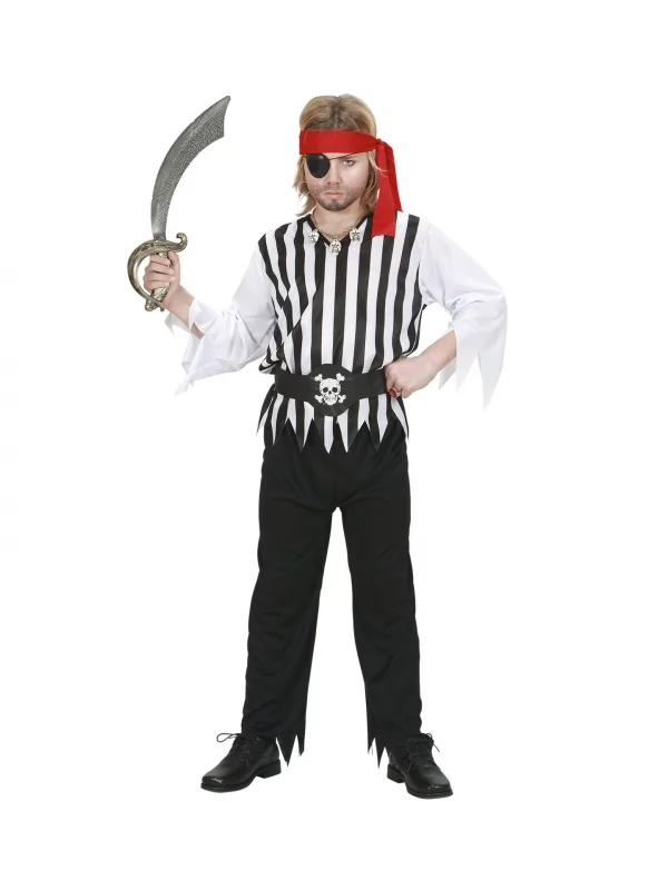 WIDMANN Déguisement Pirate Garçon (casaque, Pantalon, Ceinture, Bandeau) 3 WIDMANN Déguisement Pirate Garçon (casaque, Pantalon, Ceinture, Bandeau)