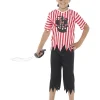 Smiffys Déguisement Pirate Garçon (haut, Pantalon, Bandana Et Cache-oeil) -Halloween Soldes Boutique deguisement pirate garcon haut pantalon bandana et cache oeil