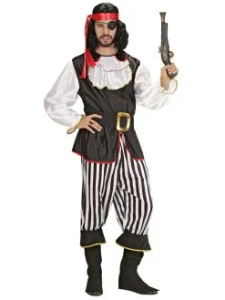 WIDMANN Déguisement Pirate Homme Complet Du S Au XL -Halloween Soldes Boutique deguisement pirate homme complet du s au xl 1