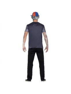 Smiffys Déguisement Zombie Ecolier Homme (tee-shirt, Casquette) -Halloween Soldes Boutique deguisement zombie ecolier homme tee shirt casquette 2