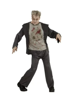 WIDMANN Déguisement Zombie Homme (veste Avec Chemise Torse Pourri, Pantalon) -Halloween Soldes Boutique deguisement zombie homme veste avec chemise torse pourri pantalon 2