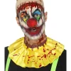 Smiffys Kit Instantané Clown Effrayant En Latex, Jaune, Avec Crâne Chauve, Collerette Et Plaie Cou Tranché Attachée -Halloween Soldes Boutique kit instantane clown effrayant en latex jaune avec crane chauve collerette et plaie cou tranche attachee