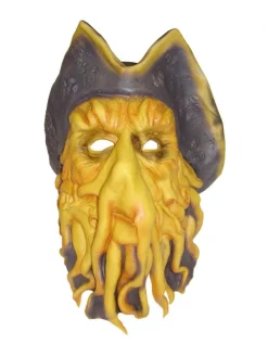 Masque Pirate Pirate Des Caraïbes Avec Tricorne - Latex