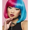 Smiffys Perruque Femme Manic Panic (Rose Et Bleue) -Halloween Soldes Boutique perruque femme manic panic rose et bleue