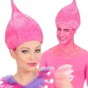 WIDMANN Perruque Troll Adulte Rose Ou Bleu -Halloween Soldes Boutique perruque troll adulte rose ou bleu
