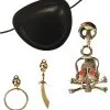 WIDMANN Set Pirate Avec Cache œil Et Boucle D'oreille -Halloween Soldes Boutique set pirate avec cache oeil et boucle d oreille
