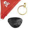 WIDMANN Set Pirate (bandana, Cache-oeil, Boucle D'oreille) -Halloween Soldes Boutique set pirate bandana cache oeil boucle d oreille