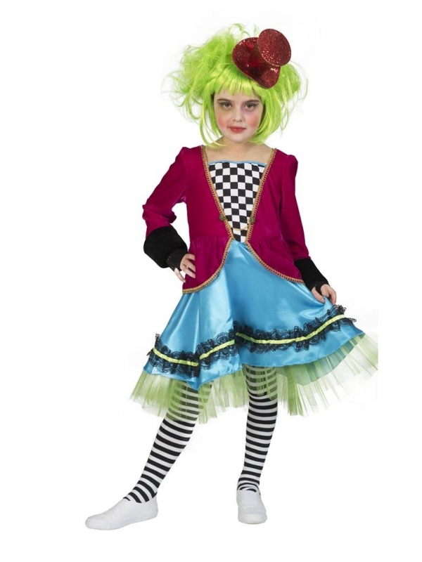 Halloween Soldes Boutique 13 Halloween Soldes Boutique -Halloween Soldes Boutique deguisement original de clown fille avec robe et veste